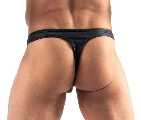 Svenjoyment Showmaster Stringi męskie XL z anatomicznymi otworami czarne Svenjoyment Showmaster Stringi męskie XL z anatomicznymi otworami czarne