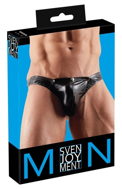 Svenjoyment Stringi Męskie Czarne L Odpinany Przod Elastyczne Svenjoyment Stringi Męskie Czarne L Odpinany Przod Elastyczne