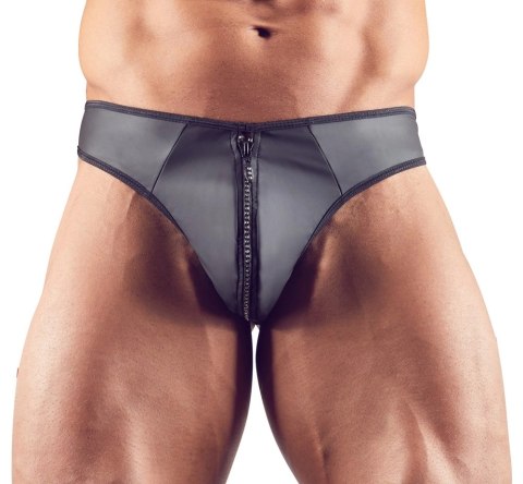 Svenjoyment Stringi Męskie Neopren Look Zamek Błyszczący M Svenjoyment Stringi Męskie Neopren Look Zamek Błyszczący M