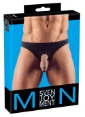 Svenjoyment Stringi Męskie Open Ring Czarny S - Anatomiczny Kroj