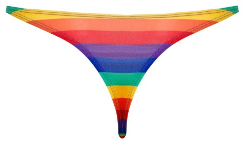 Svenjoyment Stringi męskie Rainbow 2XL - elastyczne paski kolorowe Svenjoyment Stringi męskie Rainbow 2XL - elastyczne paski kolorowe
