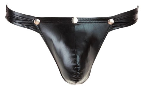 Svenjoyment Stringi męskie z odpinanym przodem czarne XL elastyczne Svenjoyment Stringi męskie z odpinanym przodem czarne XL elastyczne