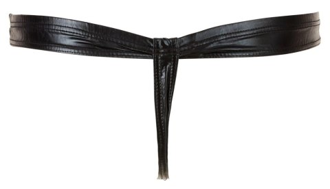 Svenjoyment Stringi męskie z odpinanym przodem czarne XL elastyczne Svenjoyment Stringi męskie z odpinanym przodem czarne XL elastyczne