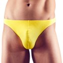 Svenjoyment Zestaw 3 męskich stringow bawełnianych XL żołty/niebieski/czarny