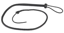 Zado Wild Thing czarny pejcz skorzany 132cm naturalna nappa