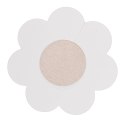 Cottelli ACCESSOIRES Naklejki Kwiatowe Beżowe 7cm 6 Par Tekstylne