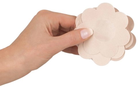 Cottelli ACCESSOIRES Naklejki Kwiatowe Beżowe 7cm 6 Par Tekstylne Cottelli ACCESSOIRES Naklejki Kwiatowe Beżowe 7cm 6 Par Tekstylne