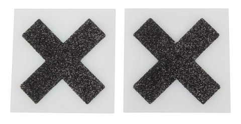 Cottelli Accessories - Naklejki dekoracyjne czarne X 5,9x5,9cm Cottelli Accessories - Naklejki dekoracyjne czarne X 5,9x5,9cm