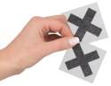 Cottelli Accessories - Naklejki dekoracyjne czarne X 5,9x5,9cm