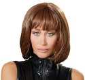 Cottelli Accessories Peruka Brązowa Regulowana Długość 28 cm