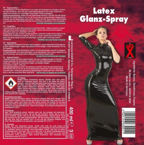 Late X Spray do Nabłyszczania Lateksu 400 ml - Ochrona i Połysk Late X Spray do Nabłyszczania Lateksu 400 ml - Ochrona i Połysk