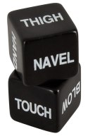 Magic Shiver Zestaw 10x2 Kości do Gry Akrylowe Czarne 1,6 cm