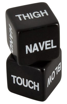 Magic Shiver Zestaw 10x2 Kości do Gry Akrylowe Czarne 1,6 cm
