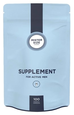 Mister Size Suplement dla aktywnych mężczyzn 100 kapsułek wegański
