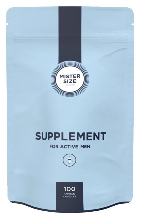 Mister Size Suplement dla aktywnych mężczyzn 100 kapsułek wegański