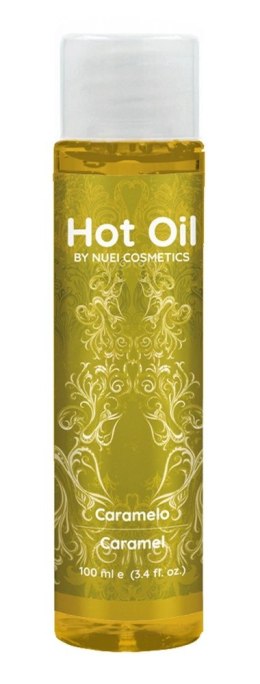 NUEI Hot Oil Caramel - rozgrzewający olejek do masażu, 100 ml