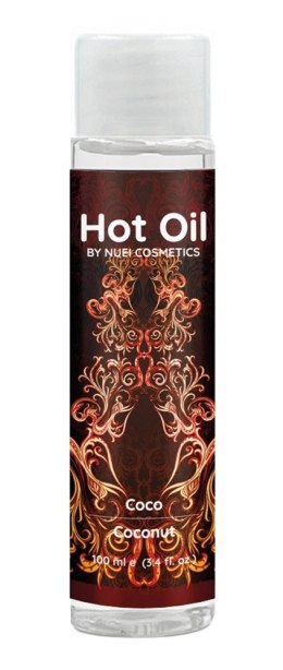 NUEI Hot Oil Kokosowy Rozgrzewający Olejek do Masażu 100ml Vegan