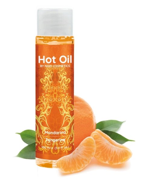NUEI Hot Oil Tangerine rozgrzewający olejek do masażu 100ml mandarynka NUEI Hot Oil Tangerine rozgrzewający olejek do masażu 100ml mandarynka