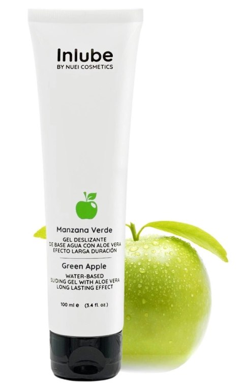 NUEI Inlube Lubrykant Wegański Zielone Jabłko 100ml na Bazie Wody NUEI Inlube Lubrykant Wegański Zielone Jabłko 100ml na Bazie Wody