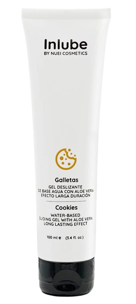 NUEI Inlube Water-Based Sliding-Gel Cookies 100ml - Wegański żel nawilżający NUEI Inlube Water-Based Sliding-Gel Cookies 100ml - Wegański żel nawilżający