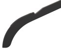 Noir Wieszak Czarny Matowy Złoty Napis Złoty Haczyk 43cm 5 szt.