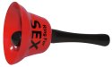 Orion Brand - Dzwonek Przywoławczy Metalowy Czerwony 14 cm