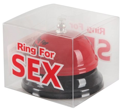 Orion Brand Dzwonek stołowy czerwony Ring for Fun 8 cm metalowy Orion Brand Dzwonek stołowy czerwony Ring for Fun 8 cm metalowy