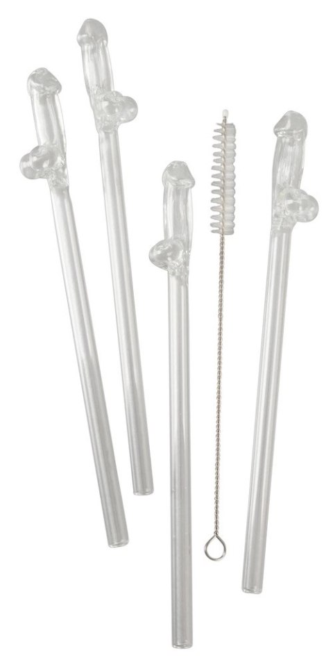 Orion Brand - Szklane słomki do drinkow 21,5 cm zestaw 4 szt. Orion Brand - Szklane słomki do drinkow 21,5 cm zestaw 4 szt.
