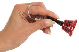 Orion Brand brelok metalowy dzwonek czerwony 6,5 cm