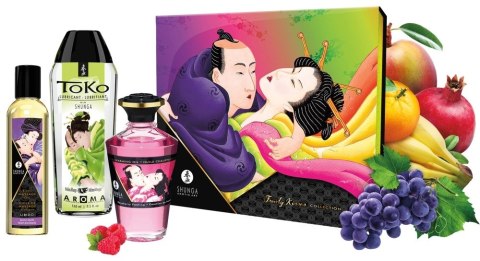 Shunga Secret Set Fruity Kisses - Zestaw Olejkow Masażowych 3-częściowy Shunga Secret Set Fruity Kisses - Zestaw Olejkow Masażowych 3-częściowy