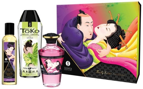 Shunga Secret Set Fruity Kisses - Zestaw Olejkow Masażowych 3-częściowy Shunga Secret Set Fruity Kisses - Zestaw Olejkow Masażowych 3-częściowy
