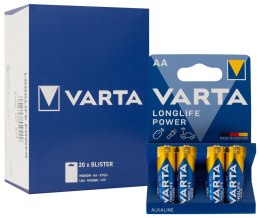 Varta LR6 AA 80 szt. - Zestaw baterii alkalicznych, długotrwała moc