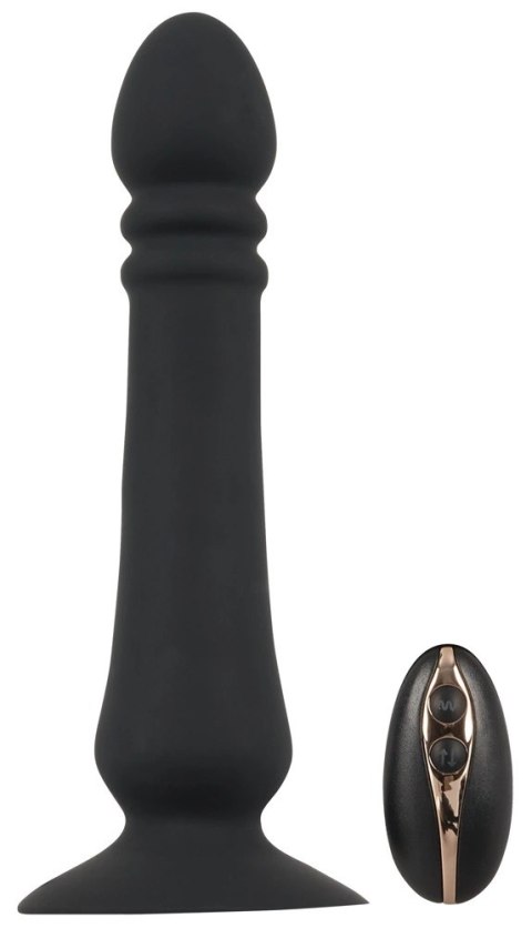 Black Velvets Model 642220 Wibrator analny z pilotem 20 cm czarny Black Velvets Model 642220 Wibrator analny z pilotem 20 cm czarny