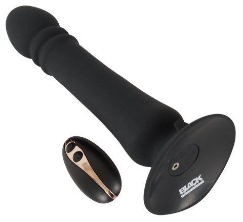 Black Velvets Model 642220 Wibrator analny z pilotem 20 cm czarny Black Velvets Model 642220 Wibrator analny z pilotem 20 cm czarny