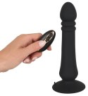 Black Velvets Model 642220 Wibrator analny z pilotem 20 cm czarny