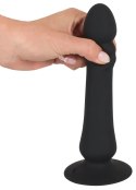 Black Velvets Model 642220 Wibrator analny z pilotem 20 cm czarny