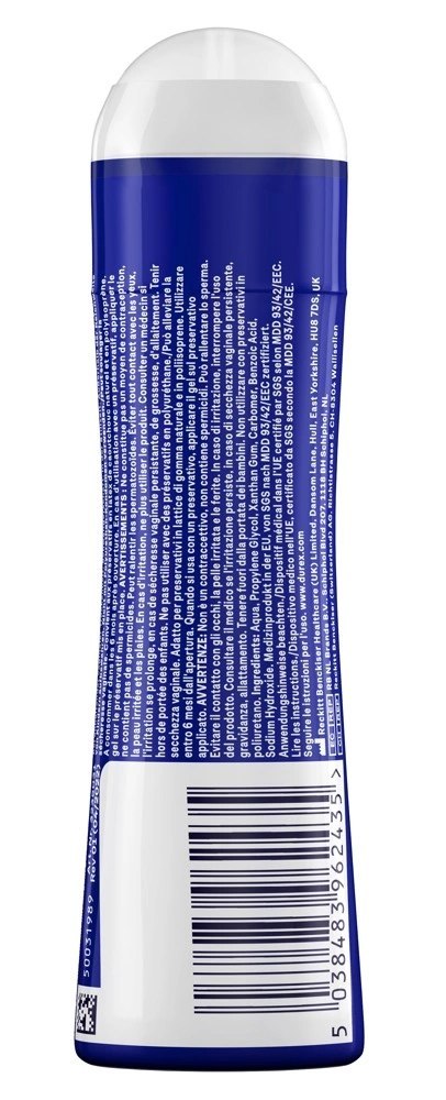 Durex Play Feel - Żel nawilżający wodny, bezbarwny 50 ml Durex Play Feel - Żel nawilżający wodny, bezbarwny 50 ml