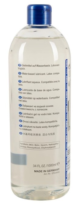 EROS Aqua Lubrykant Wodny 1000 ml - Bezzapachowy, Neutralny, Duża Pojemność