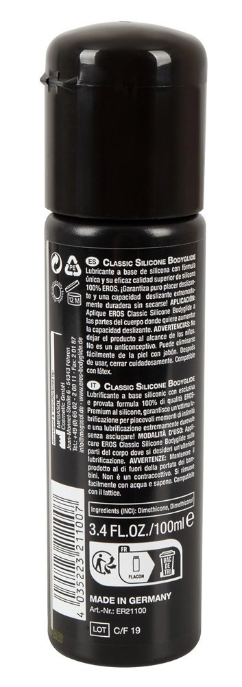 EROS Silikonowy Żel Intymny 100 ml - Bezpieczny, Hipoalergiczny, Medyczny EROS Silikonowy Żel Intymny 100 ml - Bezpieczny, Hipoalergiczny, Medyczny