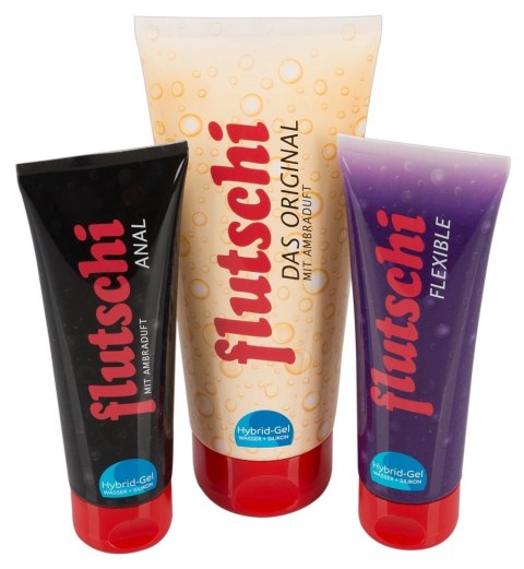 Flutschi Zestaw 3 żeli nawilżających Original/Flexible/Anal mix 200/80/80ml Flutschi Zestaw 3 żeli nawilżających Original/Flexible/Anal mix 200/80/80ml