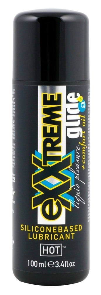 HOT Exxtreme Glide 100ml - silikonowy lubrykant pielęgnacyjny do masażu