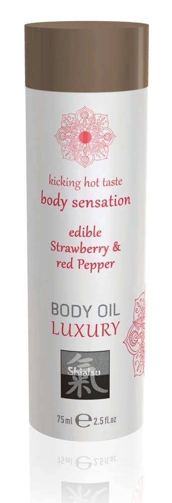 Hot Shiatsu Olejek do masażu Truskawka z pieprzem 75 ml aromatyczny