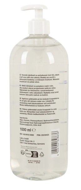 Just Glide Anal 1L - Wegański żel nawilżający do masażu na bazie wody