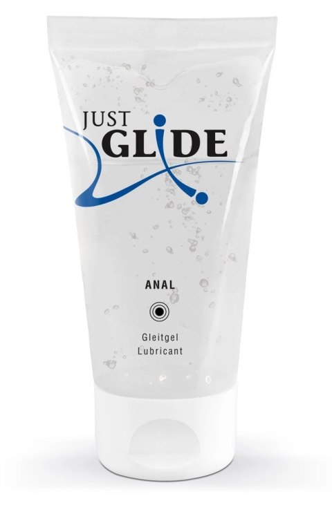Just Glide Anal żel nawilżający na bazie wody 50 ml, formuła wegańska Just Glide Anal żel nawilżający na bazie wody 50 ml, formuła wegańska