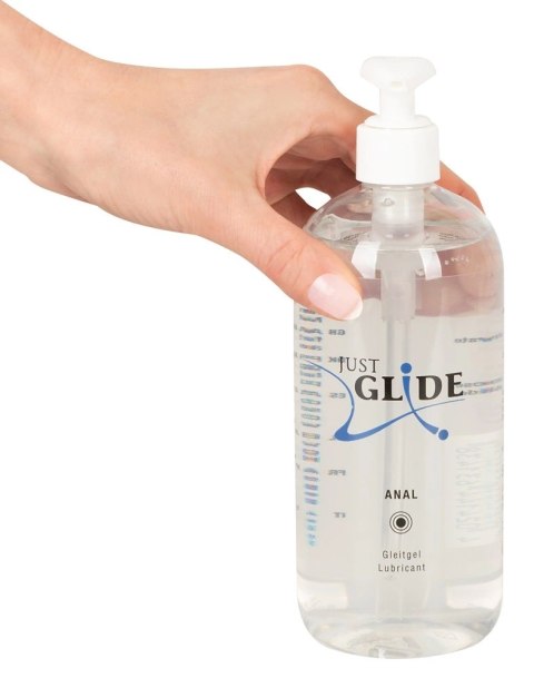 Just Glide Anal żel nawilżający na bazie wody 500ml, formuła wegańska Just Glide Anal żel nawilżający na bazie wody 500ml, formuła wegańska