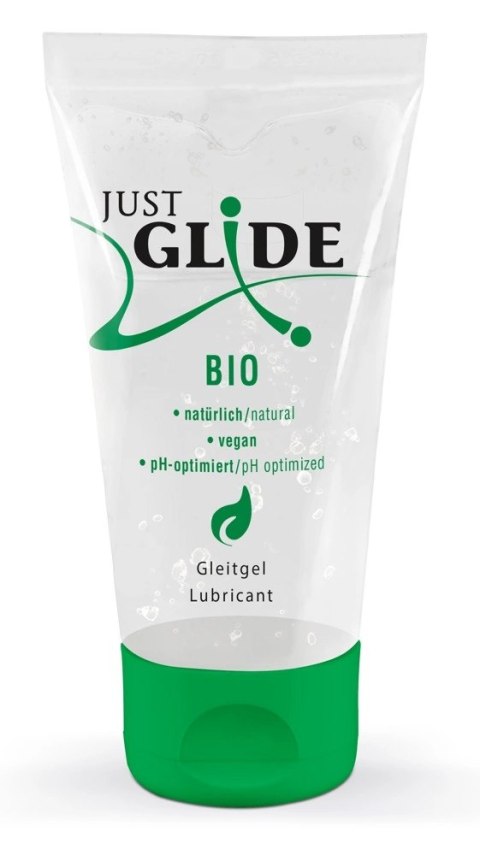 Just Glide Bio żel nawilżający wodny organiczny 50 ml Green-PE Just Glide Bio żel nawilżający wodny organiczny 50 ml Green-PE