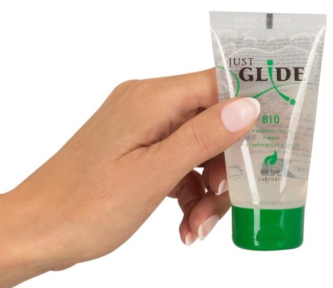 Just Glide Bio żel nawilżający wodny organiczny 50 ml Green-PE Just Glide Bio żel nawilżający wodny organiczny 50 ml Green-PE