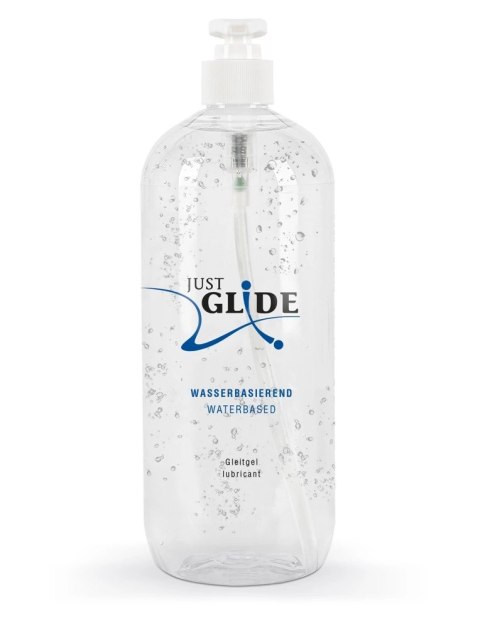 Just Glide Lubrykant na bazie wody 1000 ml wegański, do skory wrażliwej