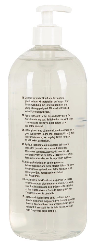 Just Glide Lubrykant na bazie wody 1000 ml wegański, do skory wrażliwej Just Glide Lubrykant na bazie wody 1000 ml wegański, do skory wrażliwej