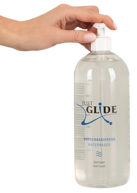 Just Glide Lubrykant na bazie wody 1000 ml wegański, do skory wrażliwej Just Glide Lubrykant na bazie wody 1000 ml wegański, do skory wrażliwej